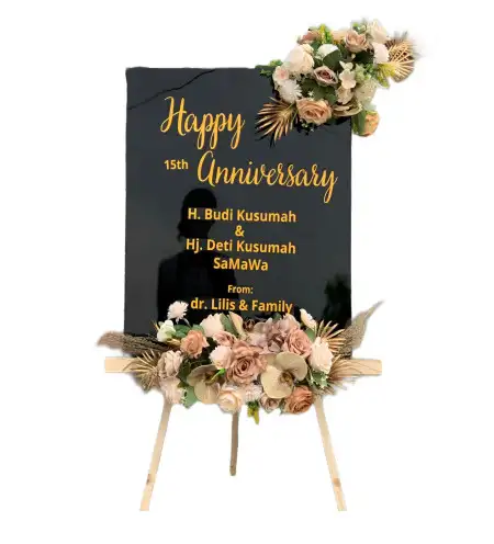Papan Bunga Akrilik Resmi Tingal